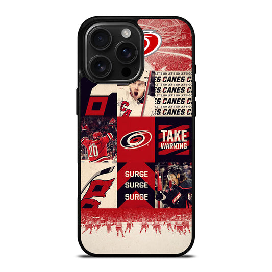 CAROLINA HURRICANES NHL ICON 2 iPhone 16 Pro Max Case Cover
