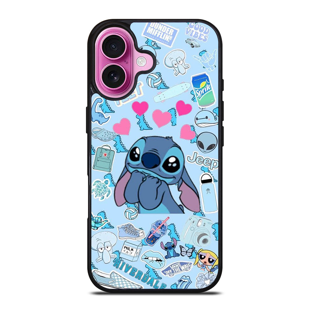 CARTOON CUTE STITCH 1 iPhone 16 Plus Case Cover