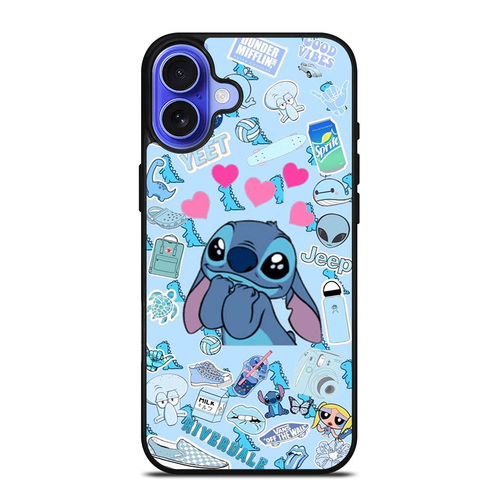 CARTOON CUTE STITCH 1 iPhone 16 Case Cover