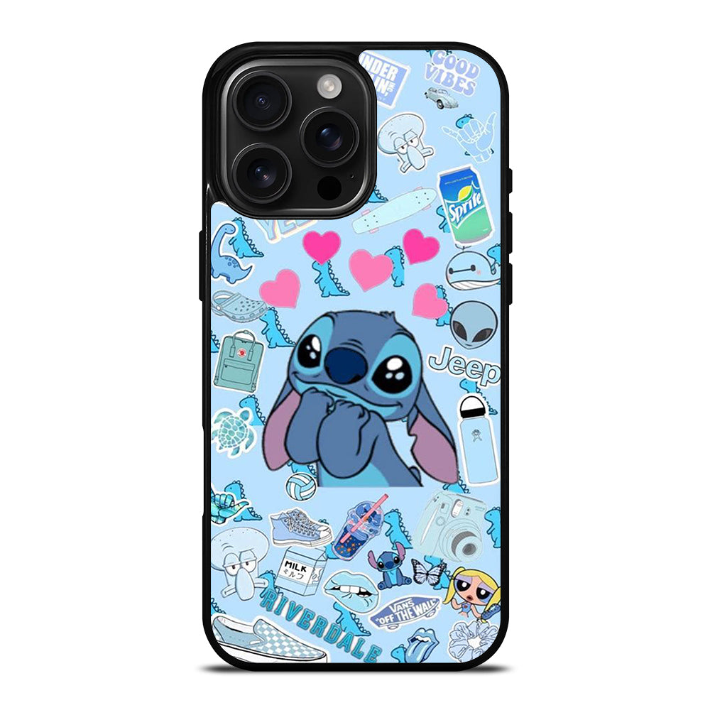 CARTOON CUTE STITCH 1 iPhone 16 Pro Max Case Cover
