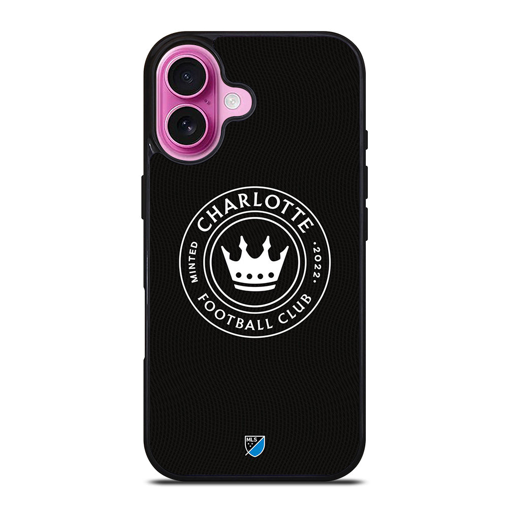 CHARLOTTE FC LOGO iPhone 16 Plus Case Cover