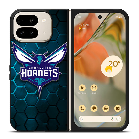 CHARLOTTE HORNETS HEXAGON LOGO 2 Google Pixel 9 Pro Fold Case Cover