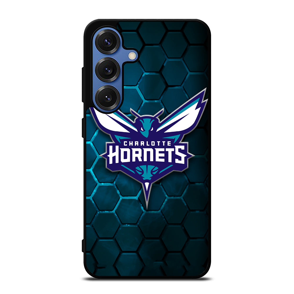 CHARLOTTE HORNETS HEXAGON LOGO 2 Samsung Galaxy S25 Case Cover