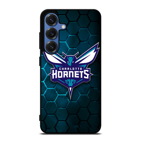 CHARLOTTE HORNETS HEXAGON LOGO 2 Samsung Galaxy S25 Case Cover