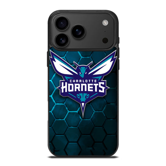 CHARLOTTE HORNETS HEXAGON LOGO 2 iPhone 17 Pro Max Case Cover