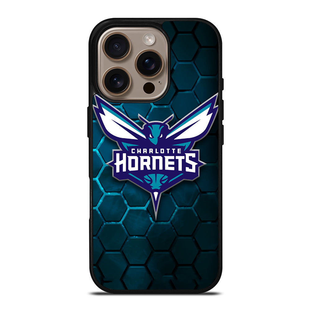 CHARLOTTE HORNETS HEXAGON LOGO 2 iPhone 16 Pro Case Cover