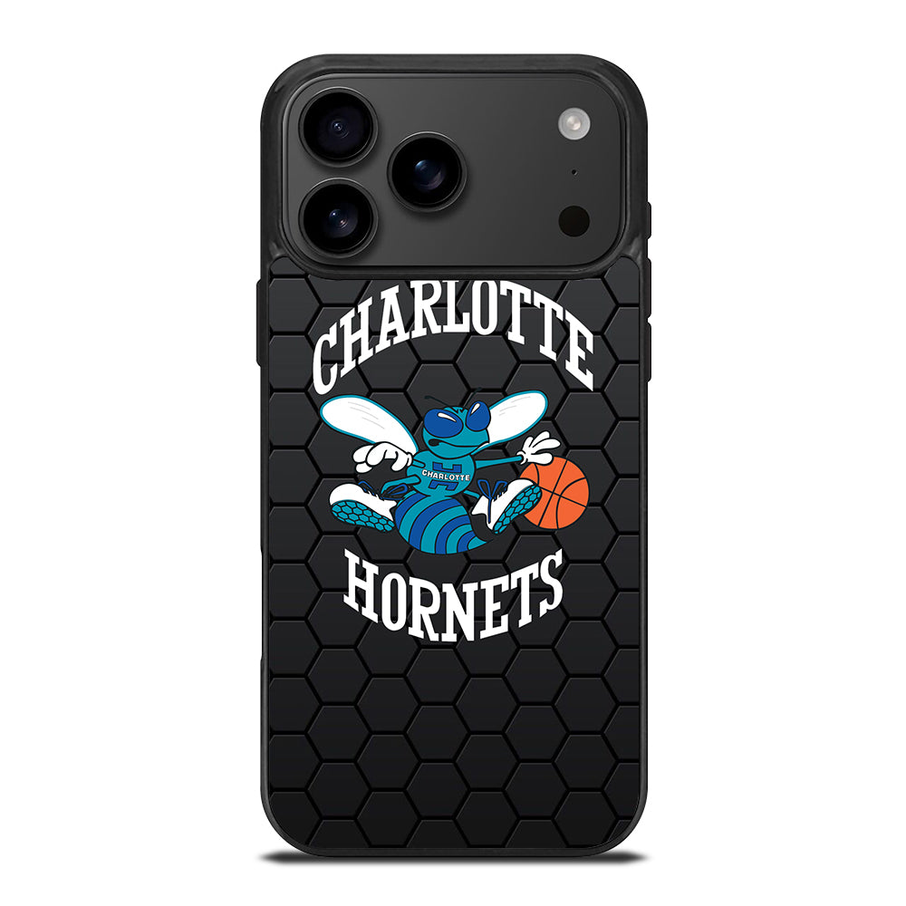 CHARLOTTE HORNETS HEXAGON LOGO iPhone 17 Pro Max Case Cover