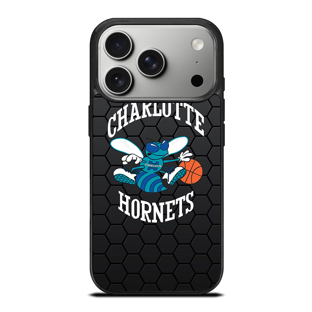 CHARLOTTE HORNETS HEXAGON LOGO iPhone 17 Pro Case Cover