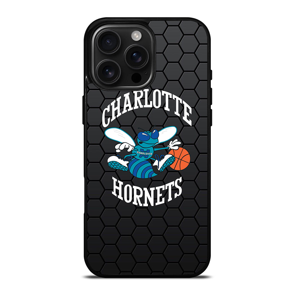 CHARLOTTE HORNETS HEXAGON LOGO iPhone 16 Pro Max Case Cover