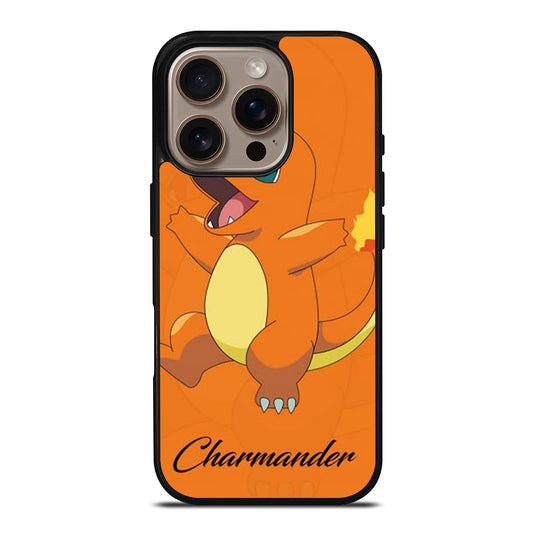 CHARMANDER POKEMON ANIME iPhone 16 Pro Case Cover