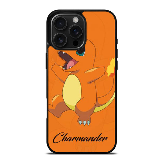CHARMANDER POKEMON ANIME iPhone 16 Pro Max Case Cover