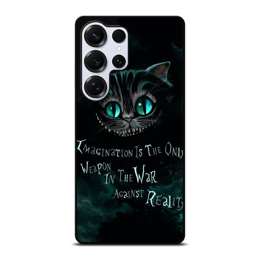 CHESHIRE CAT QUOTE 1 Samsung Galaxy S25 Ultra Case Cover