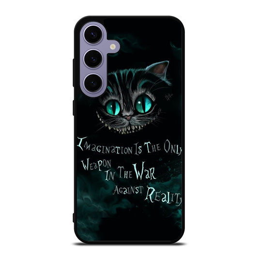 CHESHIRE CAT QUOTE 1 Samsung Galaxy S24 Plus Case Cover