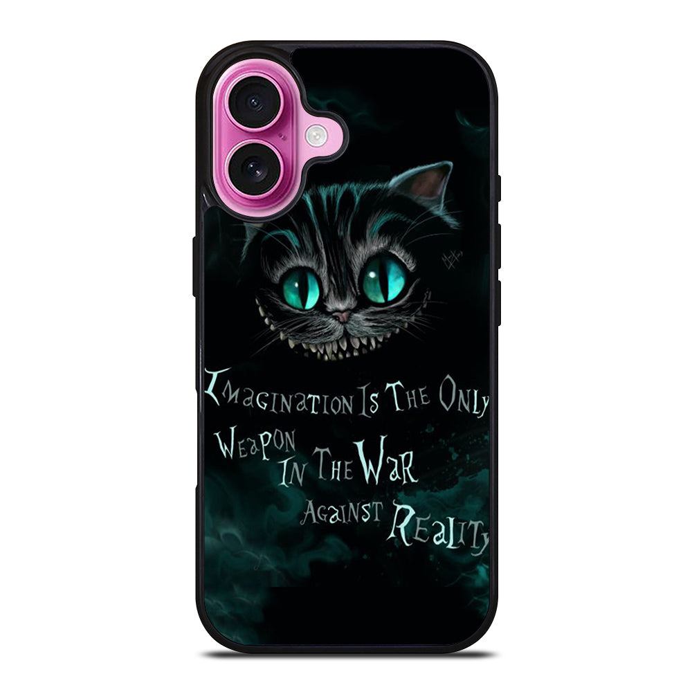 CHESHIRE CAT QUOTE 1 iPhone 16 Plus Case Cover