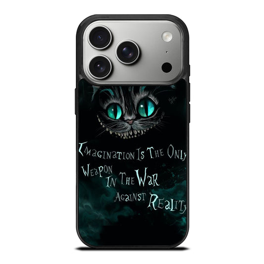 CHESHIRE CAT QUOTE 1 iPhone 17 Pro Case Cover