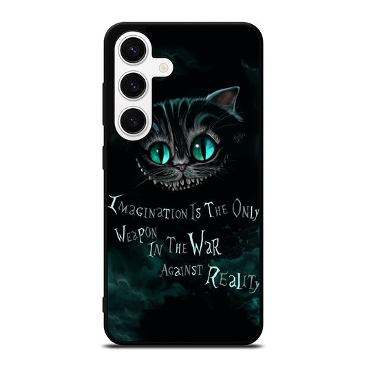 CHESHIRE CAT QUOTE 1 Samsung Galaxy S24 Case Cover