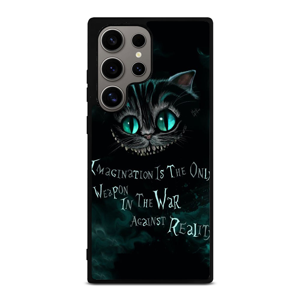 CHESHIRE CAT QUOTE 1 Samsung Galaxy S24 Ultra Case Cover