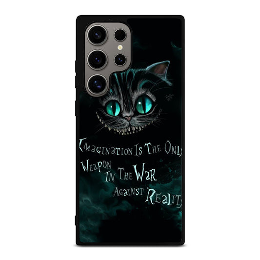 CHESHIRE CAT QUOTE 1 Samsung Galaxy S24 Ultra Case Cover