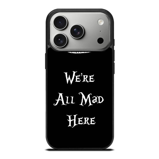 CHESHIRE CAT QUOTE 2 iPhone 17 Pro Case Cover