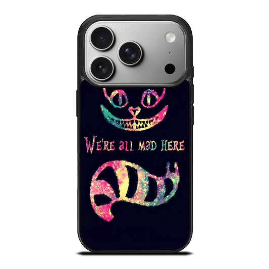CHESHIRE CAT QUOTE 3 iPhone 17 Pro Case Cover