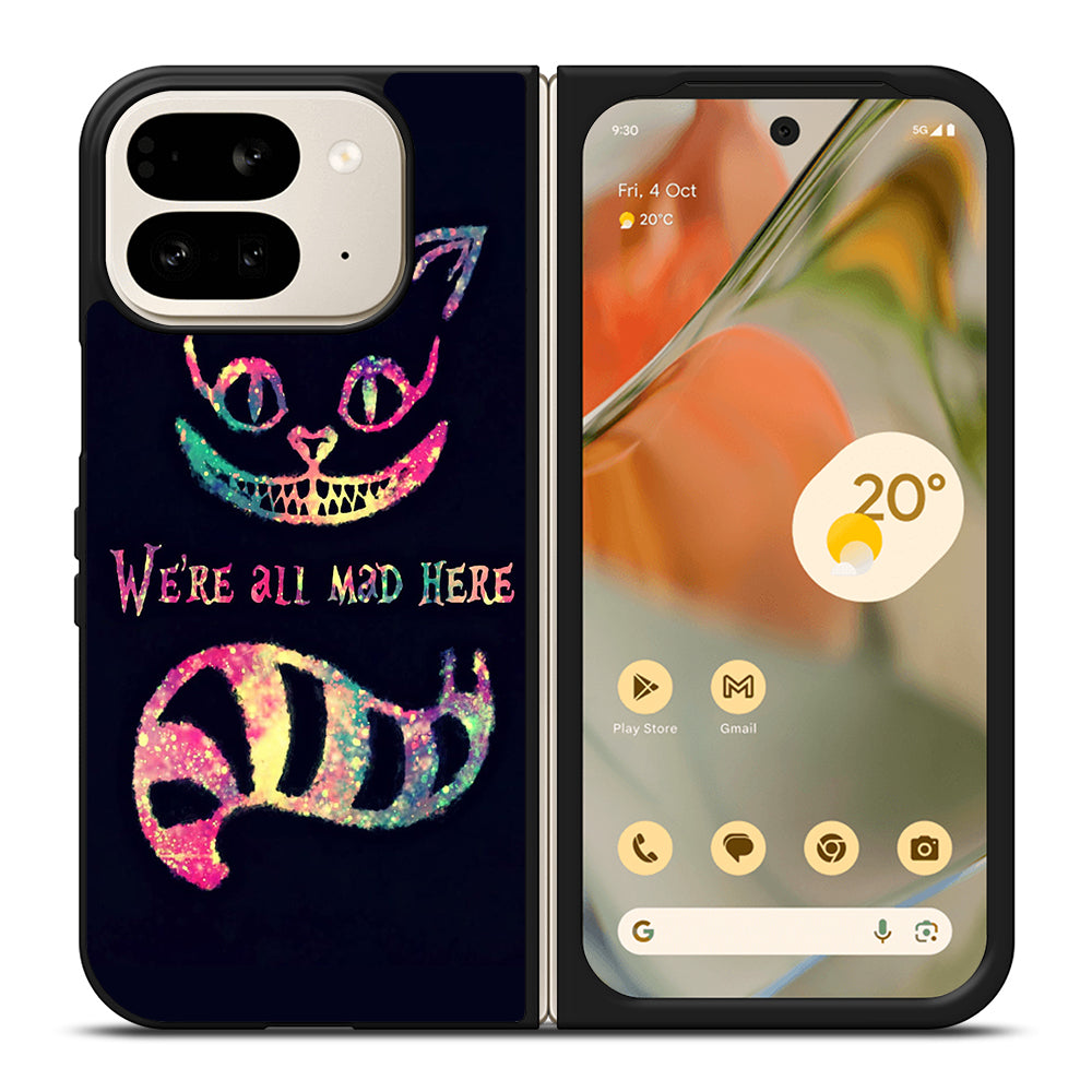 CHESHIRE CAT QUOTE 3 Google Pixel 9 Pro Fold Case Cover