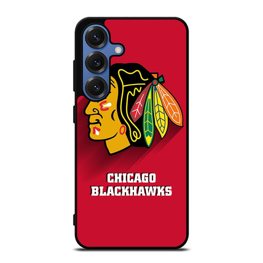 CHICAGO BLACKHAWKS ICON 1 Samsung Galaxy S25 Case Cover