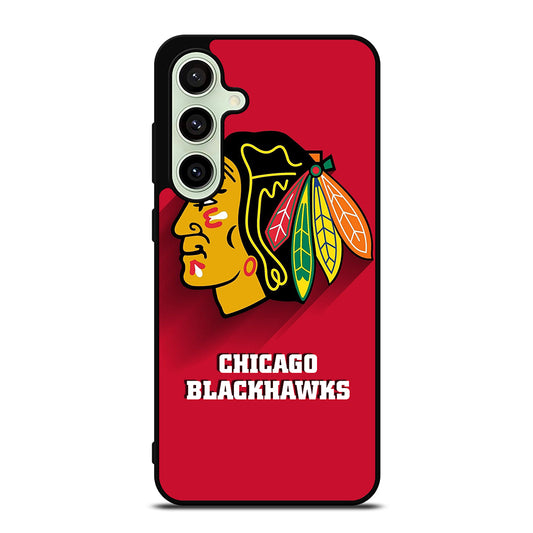 CHICAGO BLACKHAWKS ICON 1 Samsung Galaxy S24 FE Case Cover