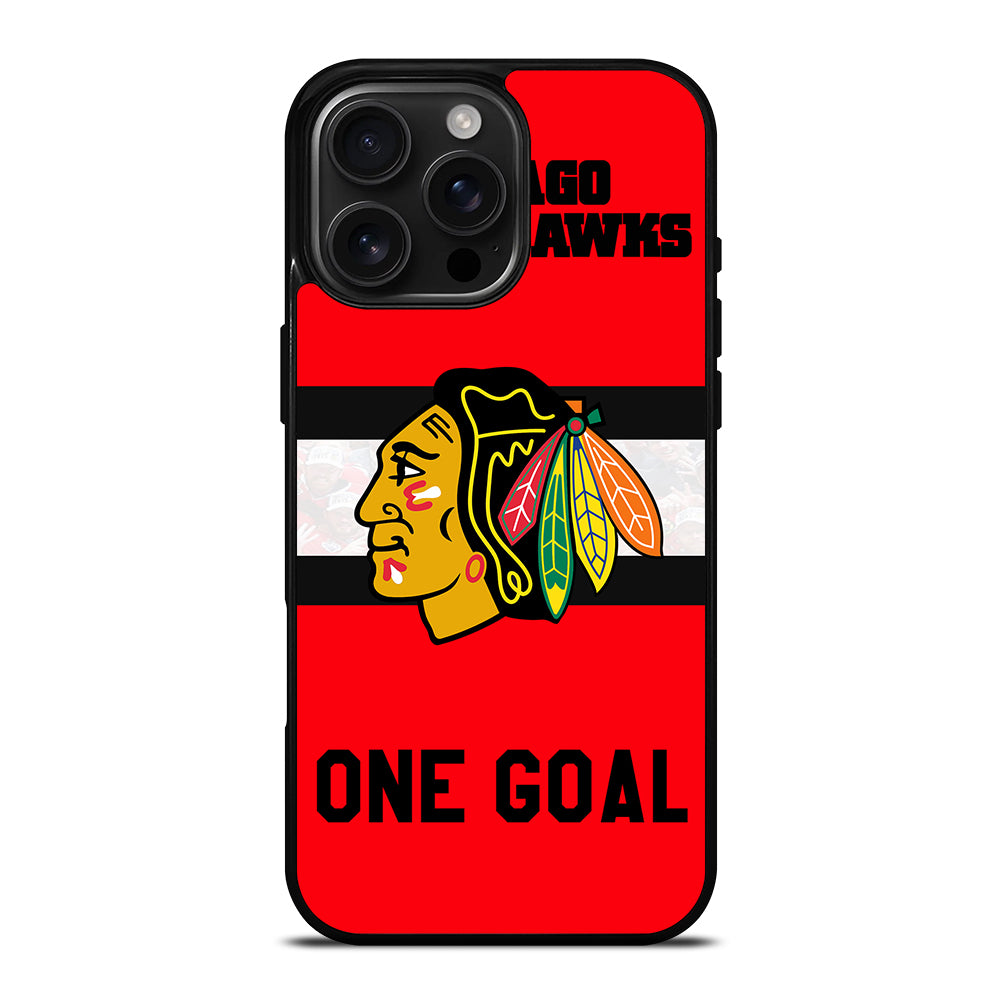 CHICAGO BLACKHAWKS ICON 3 iPhone 16 Pro Max Case Cover