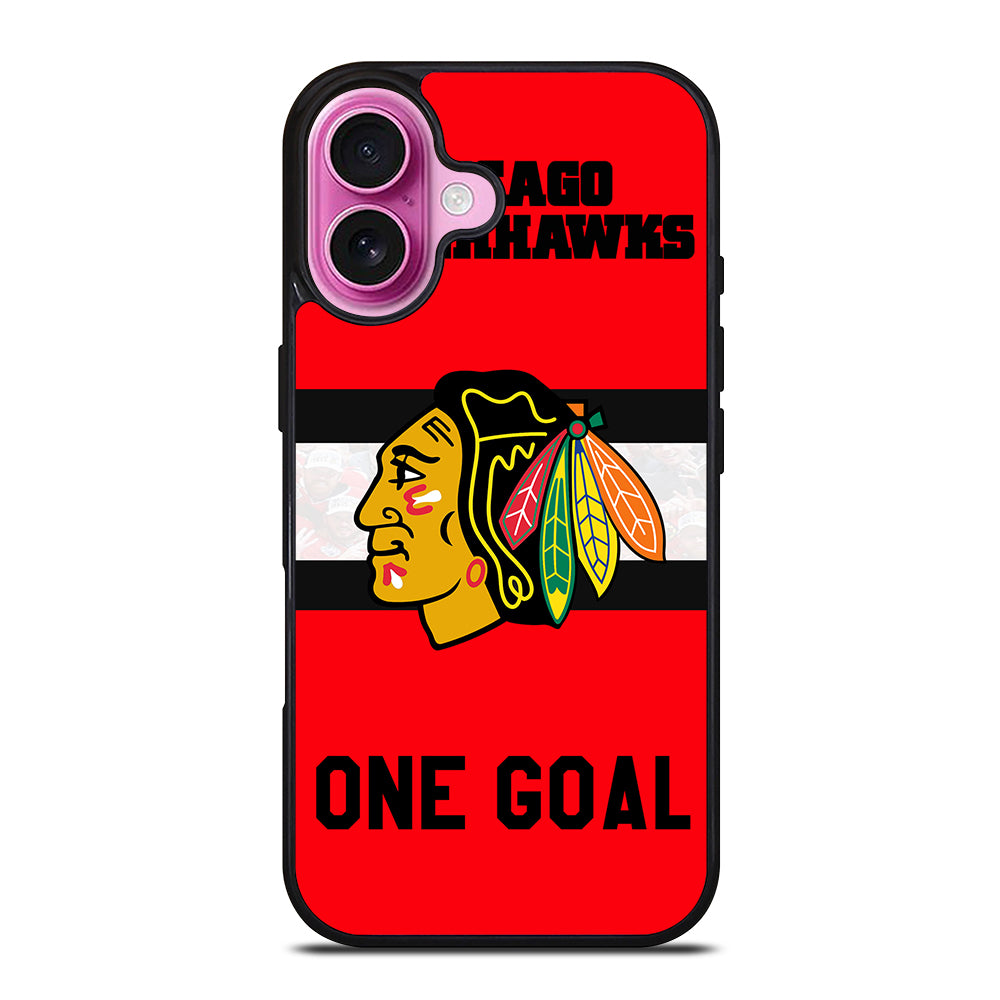 CHICAGO BLACKHAWKS ICON 3 iPhone 16 Plus Case Cover