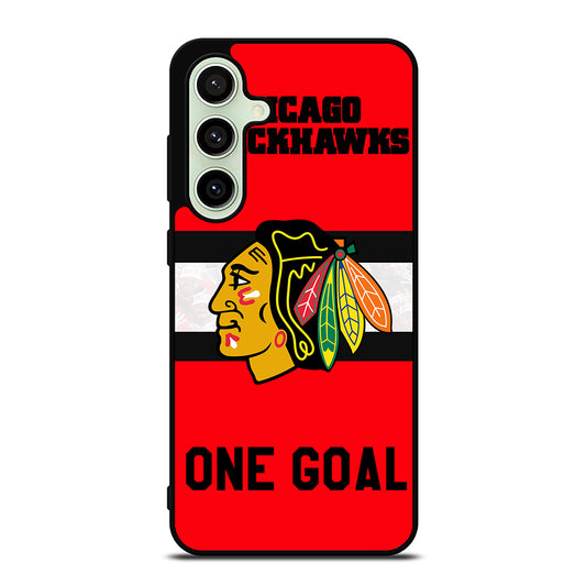CHICAGO BLACKHAWKS ICON 3 Samsung Galaxy S24 FE Case Cover