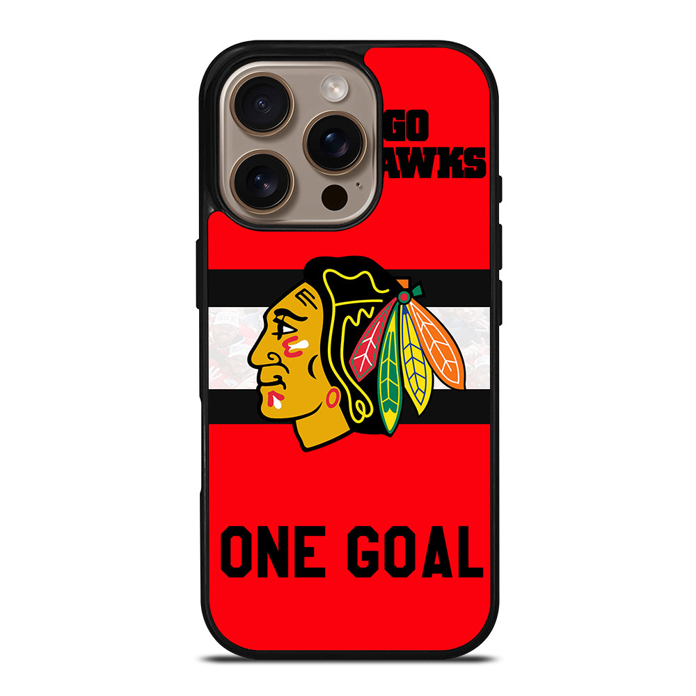 CHICAGO BLACKHAWKS ICON 3 iPhone 16 Pro Case Cover