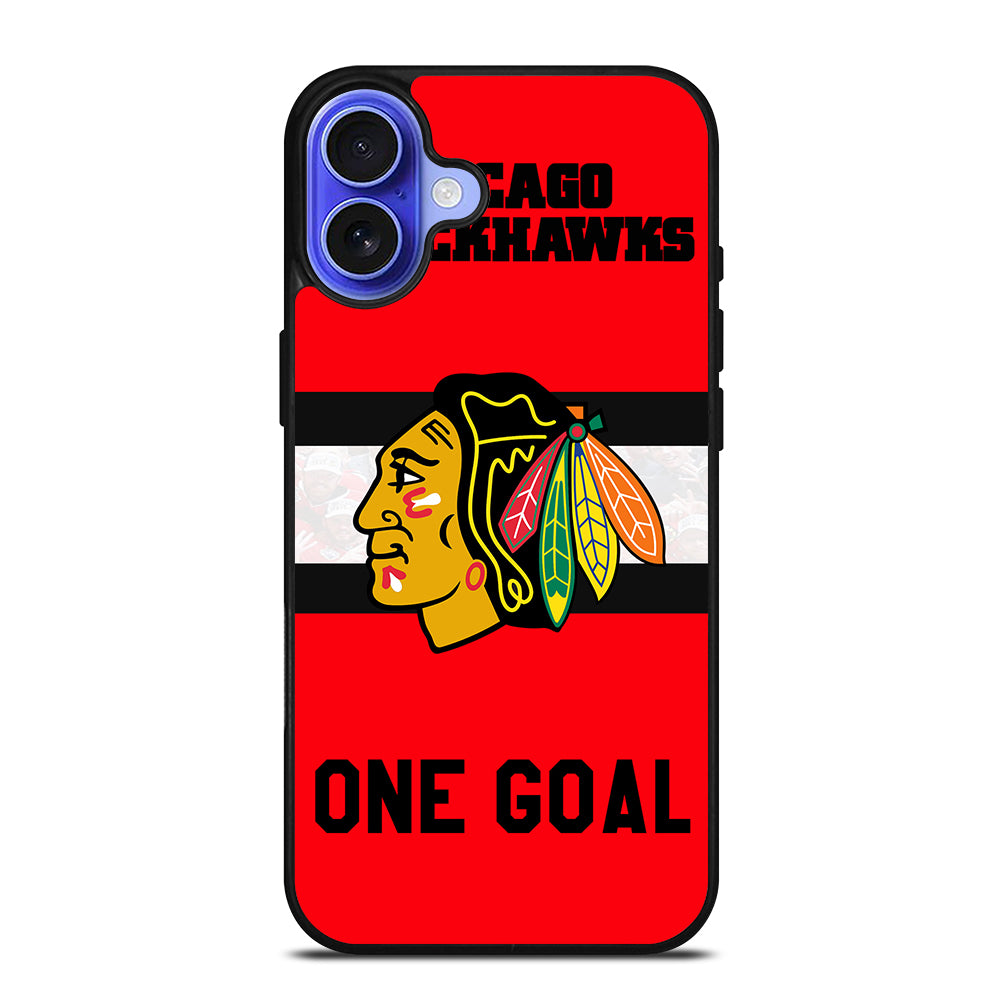 CHICAGO BLACKHAWKS ICON 3 iPhone 16 Case Cover