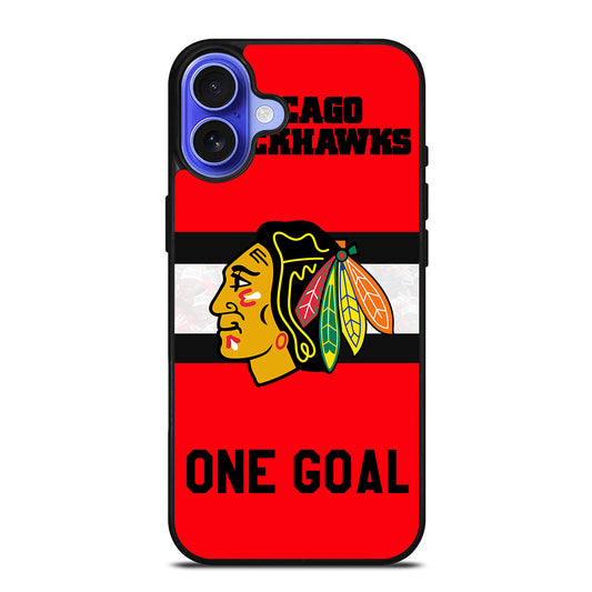 CHICAGO BLACKHAWKS ICON 3 iPhone 16 Case Cover