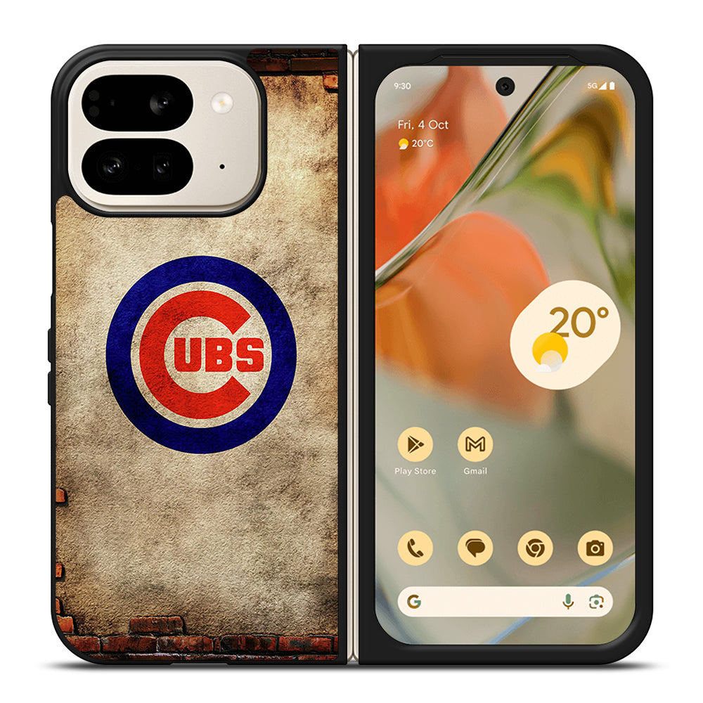CHICAGO CUBS VINTAGE LOGO Google Pixel 9 Pro Fold Case Cover
