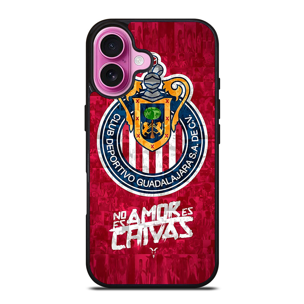 CHIVAS DE GUADALAJARA LOGO 5 iPhone 16 Plus Case Cover