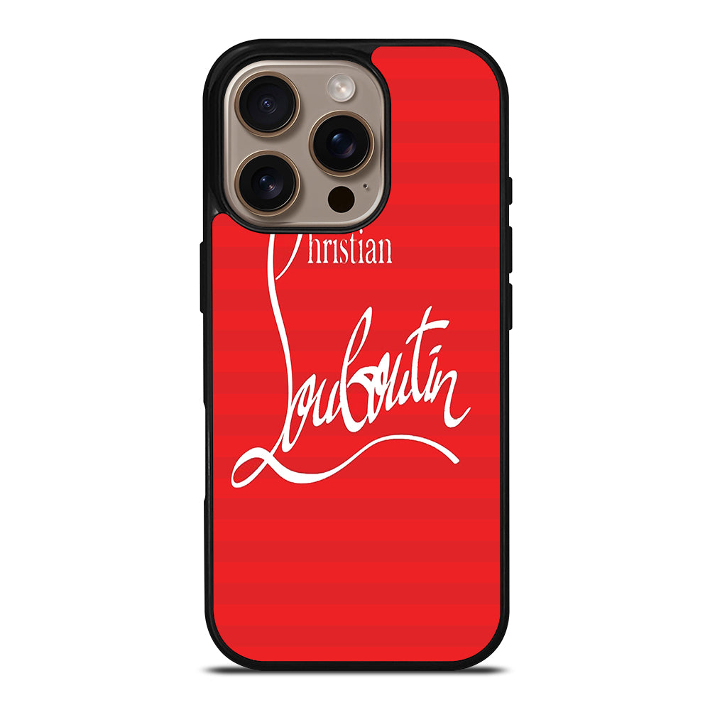 CHRISTIAN LOUBOUTIN RED LOGO 1 iPhone 16 Pro Case Cover