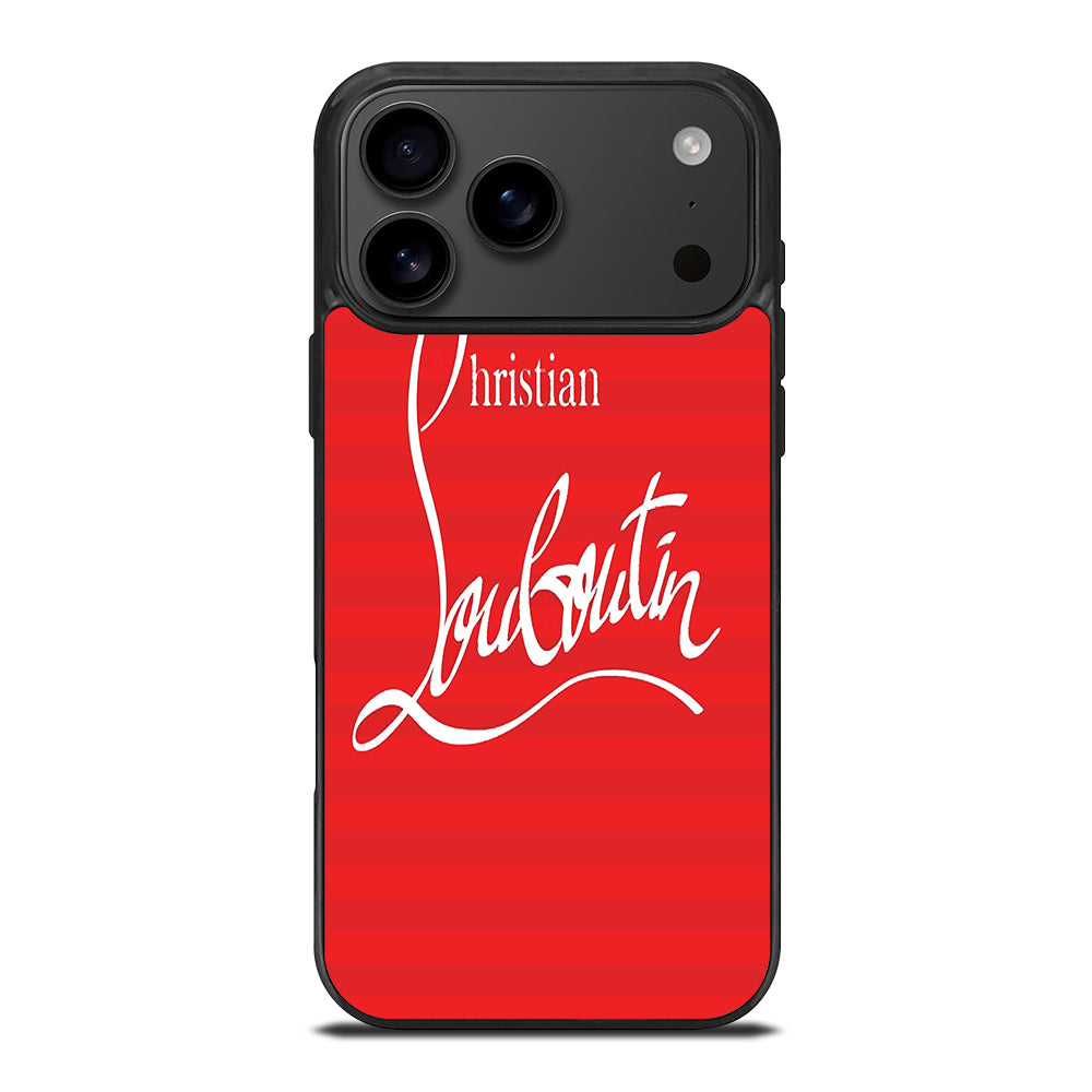 CHRISTIAN LOUBOUTIN RED LOGO 1 iPhone 17 Pro Max Case Cover