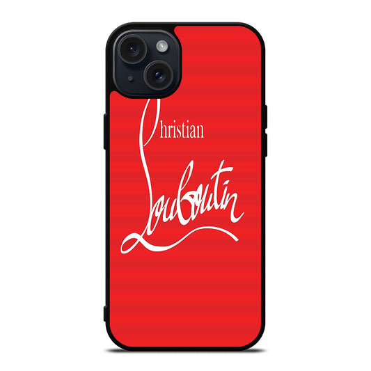 CHRISTIAN LOUBOUTIN RED LOGO 1 iPhone 15 Plus Case Cover