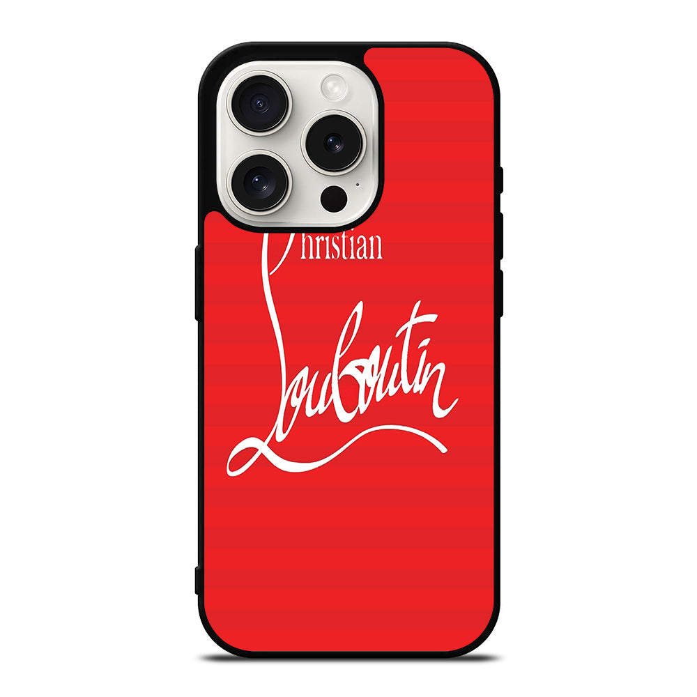 CHRISTIAN LOUBOUTIN RED LOGO 1 iPhone 15 Pro Case Cover