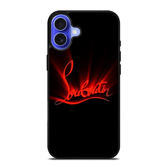 CHRISTIAN LOUBOUTIN RED LOGO 2 iPhone 16 Case Cover