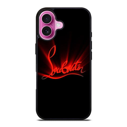 CHRISTIAN LOUBOUTIN RED LOGO 2 iPhone 16 Plus Case Cover