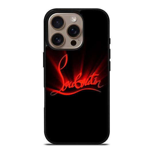 CHRISTIAN LOUBOUTIN RED LOGO 2 iPhone 16 Pro Case Cover