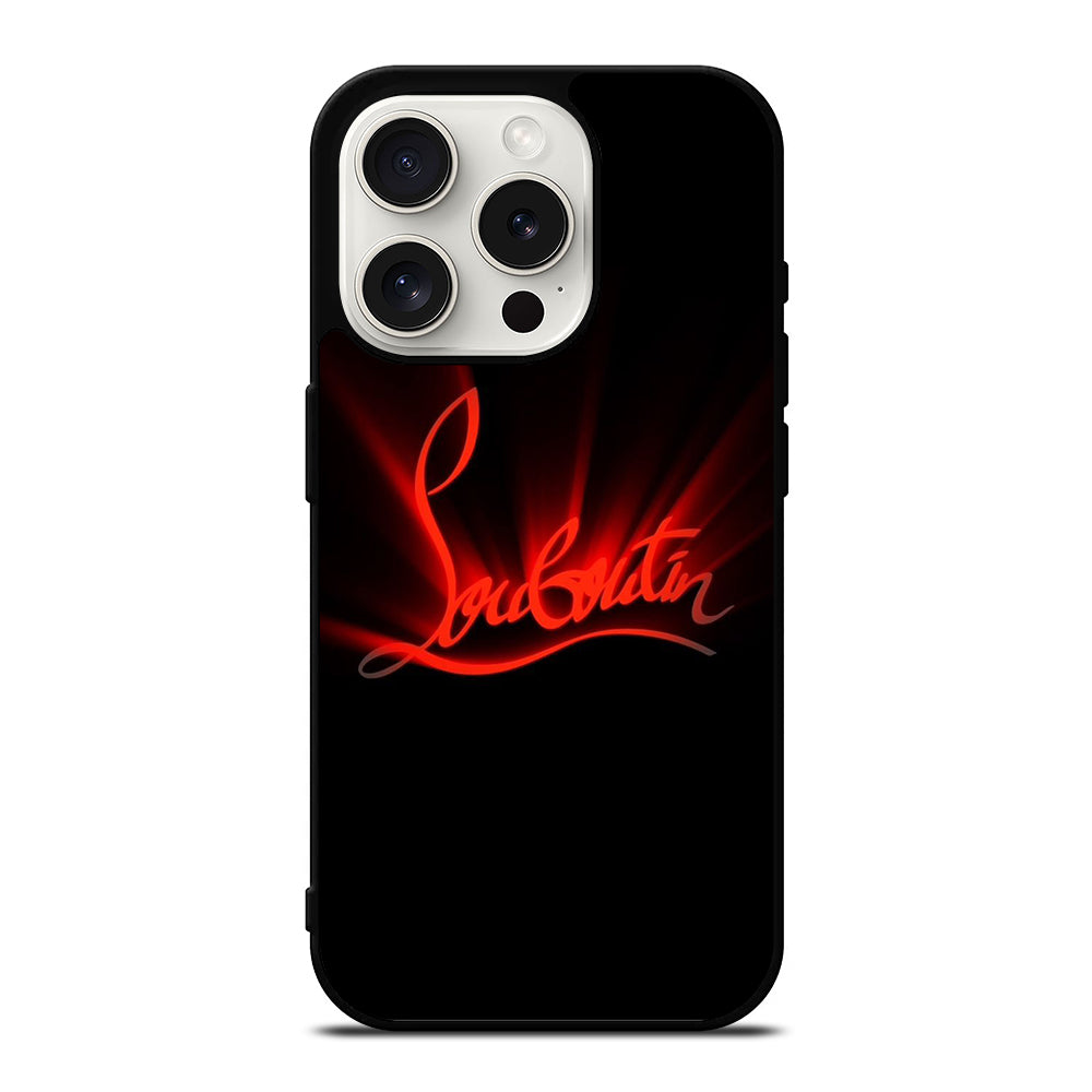 CHRISTIAN LOUBOUTIN RED LOGO 2 iPhone 15 Pro Case Cover