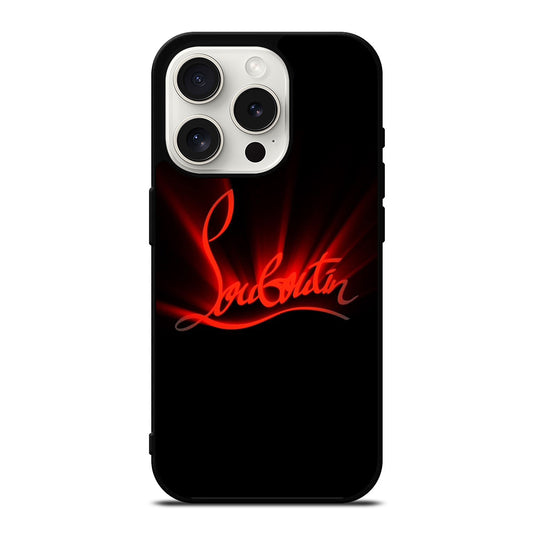 CHRISTIAN LOUBOUTIN RED LOGO 2 iPhone 15 Pro Case Cover