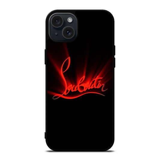 CHRISTIAN LOUBOUTIN RED LOGO 2 iPhone 15 Plus Case Cover