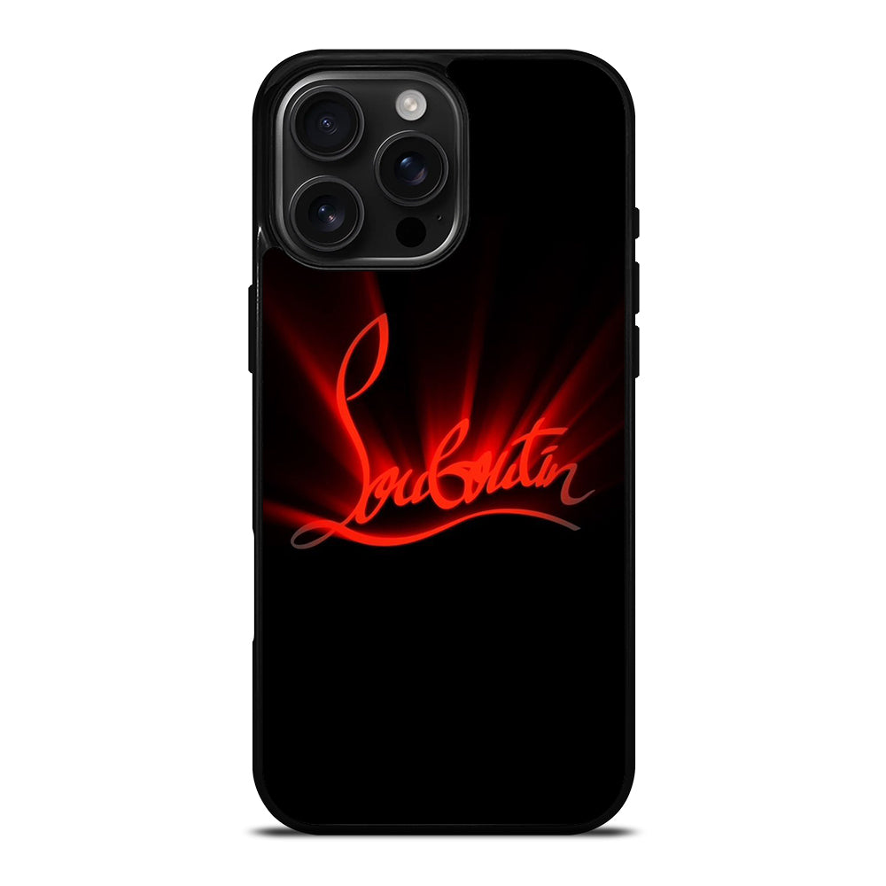 CHRISTIAN LOUBOUTIN RED LOGO 2 iPhone 16 Pro Max Case Cover