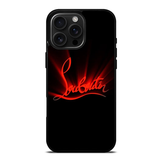 CHRISTIAN LOUBOUTIN RED LOGO 2 iPhone 16 Pro Max Case Cover