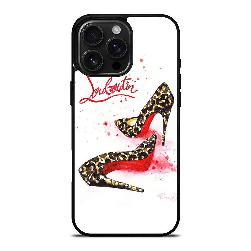 CHRISTIAN LOUBOUTIN RED LOGO 3 iPhone 16 Pro Max Case Cover