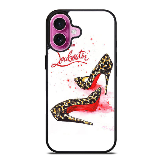 CHRISTIAN LOUBOUTIN RED LOGO 3 iPhone 16 Plus Case Cover