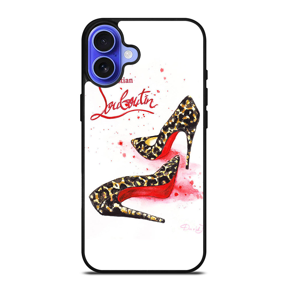 CHRISTIAN LOUBOUTIN RED LOGO 3 iPhone 16 Case Cover